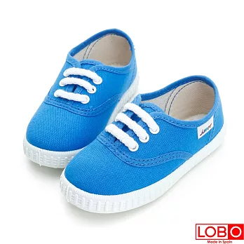 【LOBO】西班牙百年品牌Bambas環保膠底休閒童鞋-寶藍色 親子款22寶藍色