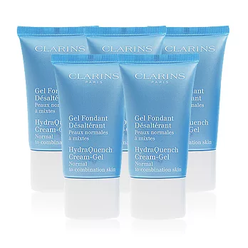 CLARINS 克蘭詩 水潤奇肌保濕水凝凍(15ml)X5入