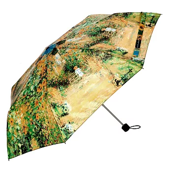 【雨傘詩人Poet of Umbrella】輕巧油畫折傘-莫內-在維杜尤的莫內家中花園