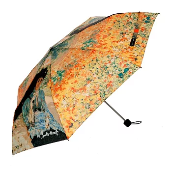 【雨傘詩人Poet of Umbrella】輕巧油畫折傘-莫內-花園中的卡蜜兒