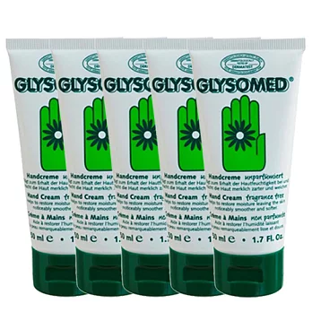 GLYSOMED®葛妮絲 甘菊護手霜(滋潤型)敏感肌適用【無香50ml*5入團購組】