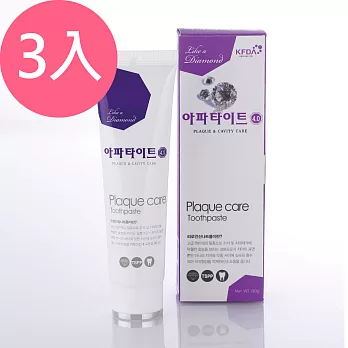 韓國APATITE鑽石系列牙膏-去除齒垢130g_3入組