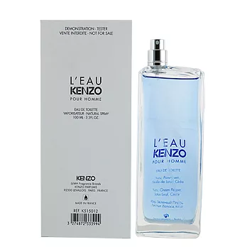 KENZO 風之戀 男性 中性淡香水100ml【TESTER】