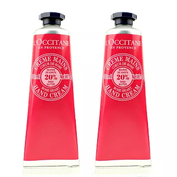 L’OCCITANE 歐舒丹 乳油木玫瑰護手霜(30ml)-2014版x2