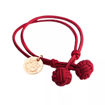 PAUL HEWITT 德國出品 Knotbracelet 紅色 繩結手環M/L-玫瑰金吊牌