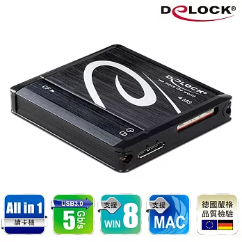 Delock USB3.0 Type A all-in-1讀卡機－91705