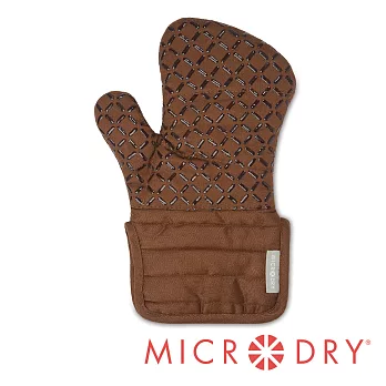 Microdry紐約時尚地墊 舒適防滑隔熱手套【巧克力/S】