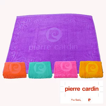 Pierre Cardin 皮爾卡登超柔亮彩緹花剪絨枕巾(2入1付)粉紅