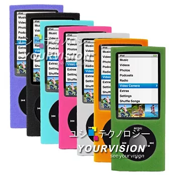 iPod nano 5 炫彩保護套 果凍套 主機保護套(二入)