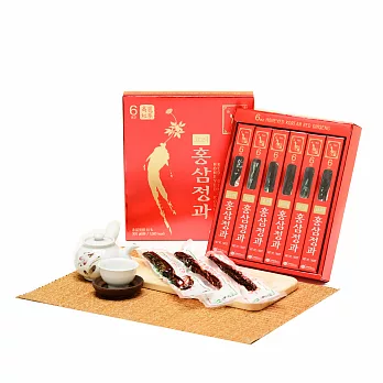 金蔘-6 年根高麗紅蔘正果(300g/盒,共 1盒)