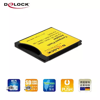 Delock SD系列to CF card Type I轉接卡－62637