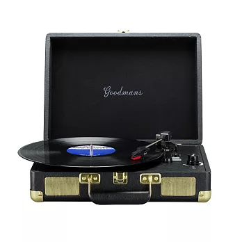 Goodmans Ealing Turntable 英國手提箱黑膠唱片機 -黑色