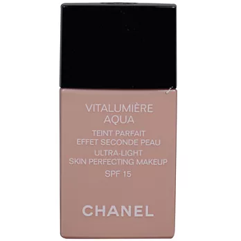 CHANEL香奈兒 活力光采保濕水粉底SPF15(30ml)#BR12 BEIGE ROSE-PASTEL