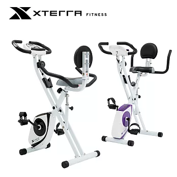 【XTERRA】雙功能2-in-1美顏健身車|可折收健身車少女紫