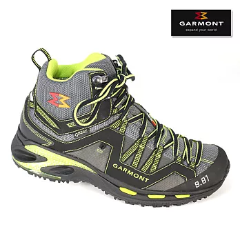 GARMONT GORE-TEX®中筒越野慢跑鞋9.81 TRAIL PRO MID 481133/214 中性款 /城市綠洲(登山鞋爬山 Goretex 越野)UK7.5黑綠