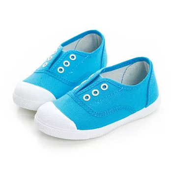 【LOBO】西班牙環保手工品牌 無綁帶休閒鞋 童款23土耳其藍