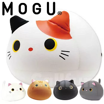 【日本MOGU】幸福Ｑ胖貓 可愛抱枕/舒壓靠枕‧日本原裝進口黑貓