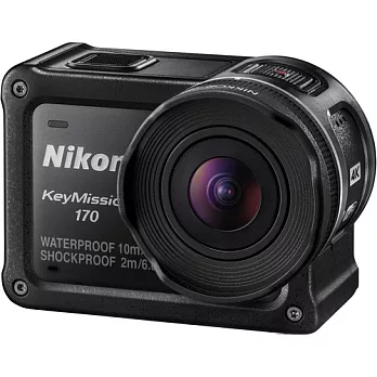 Nikon KeyMission 170 運動攝影機(公司貨)-清潔組+小腳架+保護貼+讀卡機