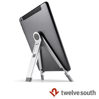 Twelve South Compass 2 立架 - 適用 iPad 與各種行動裝置產品 (銀色)