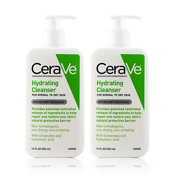 CeraVe 絲若膚 保濕潔膚露 355ml x2 Hydrating Cleanser 355ml x2