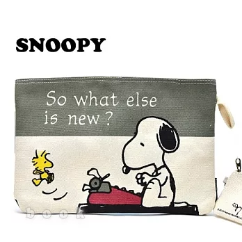 日本進口Snoopy【瘋狂打字機】iPad平板包