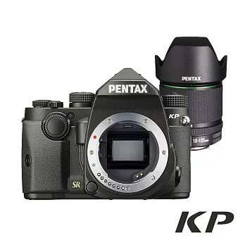 PENTAX KP+DA18-135WR 防塵防滴旅遊鏡組(公司貨) 黑