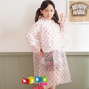 【kidszoo】中大童EVA兒童雨衣_可愛櫻桃