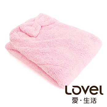LOVEL 7倍強效吸水抗菌超細纖維浴裙(共9色)芭比粉