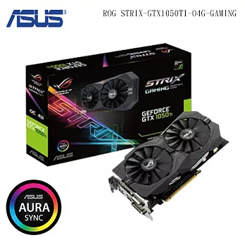 ASUS 華碩 ROG STRIX-GTX1050TI-O4G-GAMING 顯示卡