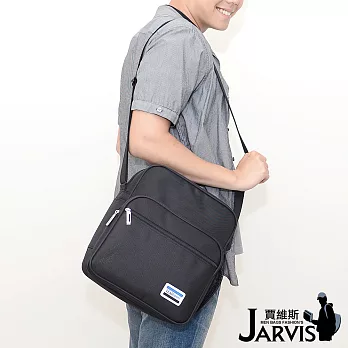 Jarvis 側背包 休閒公事包-簡約-8834-1黑色