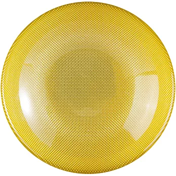《EXCELSA》Diamond菱紋玻璃深餐盤(綠20cm)