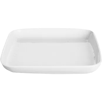 《EXCELSA》White白瓷淺餐盤(方16cm)