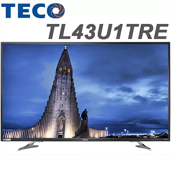 TECO東元 43吋 真4K Smart液晶顯示器+視訊盒(TL43U1TRE) (含基本運費，無安裝)