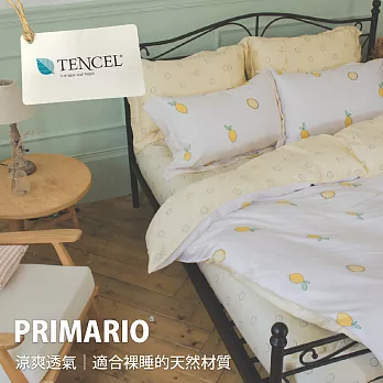 PRIMARIO【古茉檸】台灣製 100%奧地利天絲 雙人薄被套床包四件組