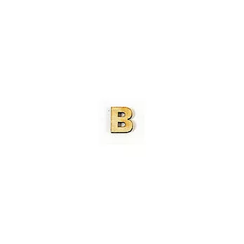 小英文字母,(木質素材)-B