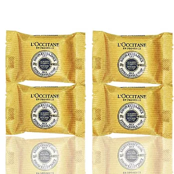 【L’OCCITANE】乳油木牛奶皂限量雙皂組(25g*4)