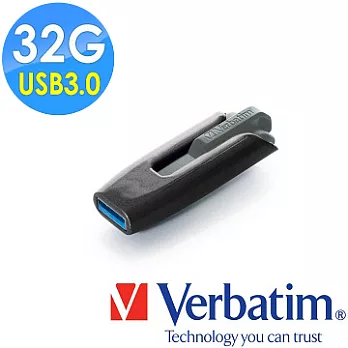Verbatim威寶 Store’n’Go USB 3.0伸縮隨身碟32GB (灰黑)