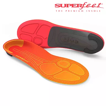 【美國SUPERfeet】碳纖維路跑鞋墊 – 橘色B