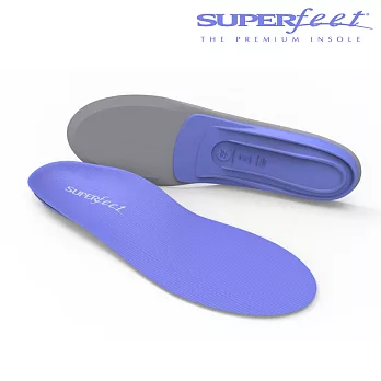 健康慢跑登山健行多用途抑菌足弓鞋墊 –藍紫色B