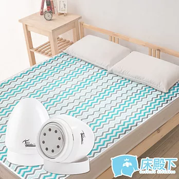 床殿下AIR 3D涼感超透氣機能雙人床墊 送 【COTA】寶貝嫩足去繭蛋-經典白