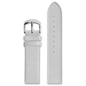 HYPERGRAND皮革錶帶 - 20mm - 白色小牛皮(銀釦)