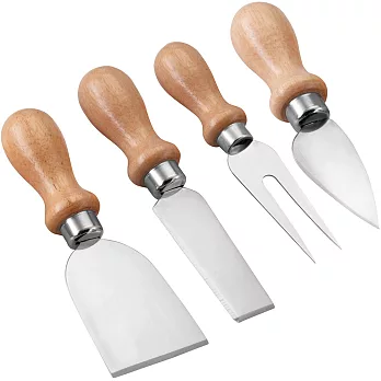 《KitchenCraft》起司刀叉4件組