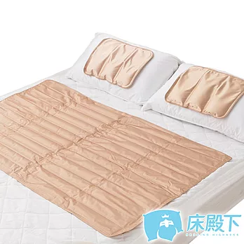 床殿下 ICE COOL 降8度冰酷涼墊 冷氣墊 1床+2枕坐墊 尊榮版 (奢華金)