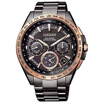 CITIZEN Eco-Drive宇宙航道衛星對時腕錶-CC9016-60E