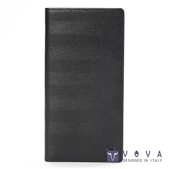 VOVA • 沃汎 - 印璽系列 14卡AI紋長夾- 黑色