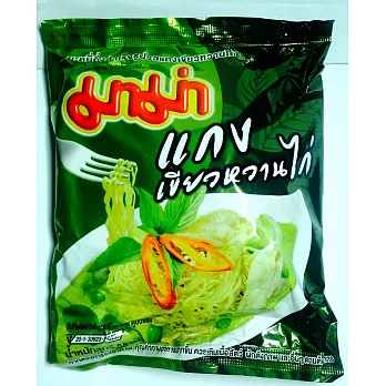 泰國MAMA綠咖哩雞肉味麵30包/箱免運組