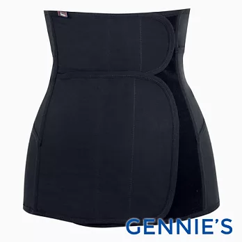 【Gennies專櫃】Gennies系列-產後-長窈窕美身帶(280丹)M黑