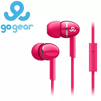 GoGear 耳道式耳機麥克風 GEP3005紅色