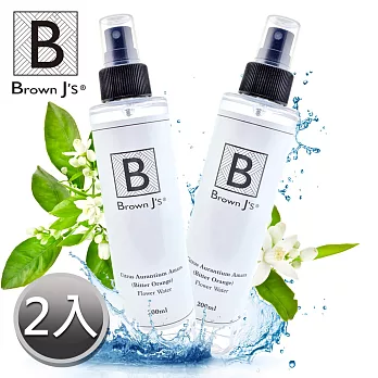 【Brown J’s布朗傑斯】橙花 植萃純露 水嫩保濕補水-兩入組(200ml)