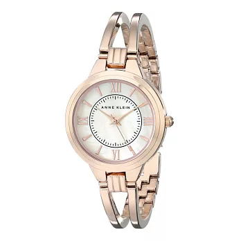 Anne Klein 美國時尚女性腕錶 玫瑰金 合金錶帶 1440RMRG